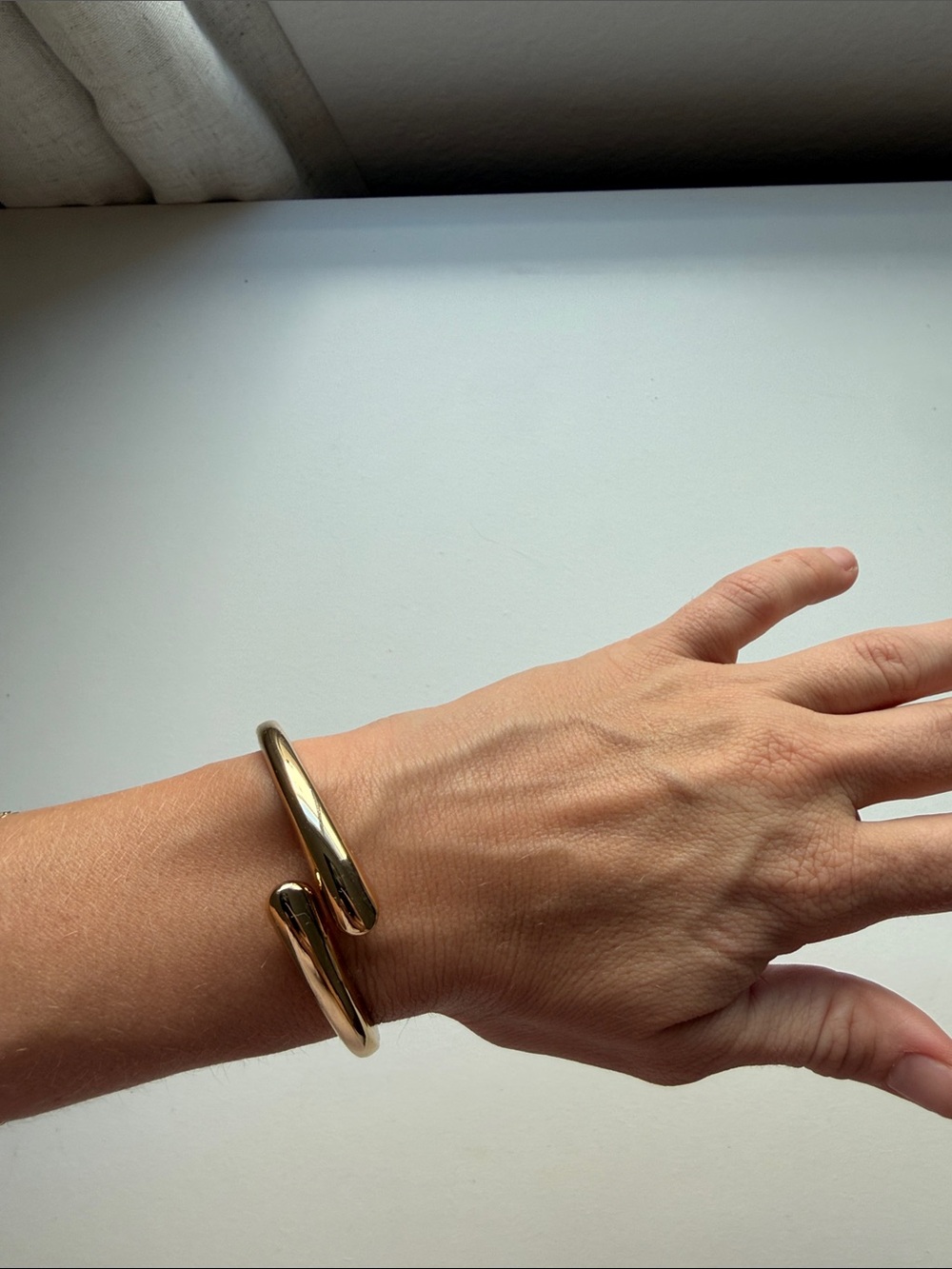 Gold Open Cuff Bracelet - Women Jewelry